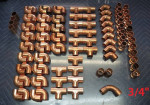Copper Fittings 3/4" to 1-1/2", 2-1/2" and 3"