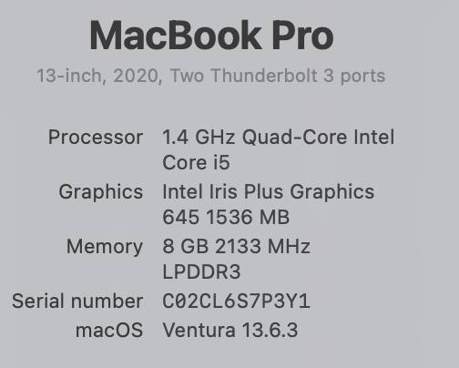 MacBook Pro (2020)