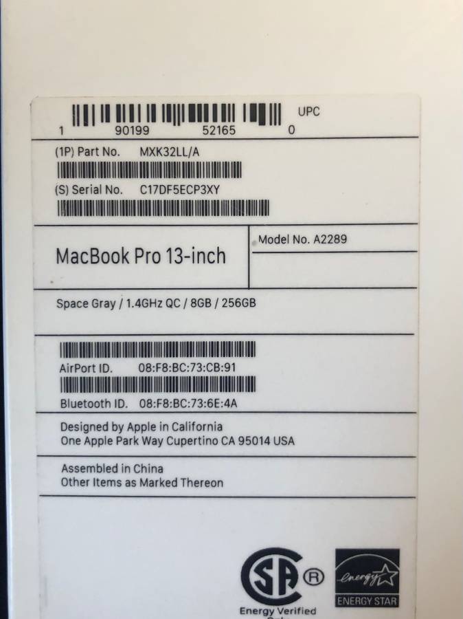 13-inch Apple MacBook Pro