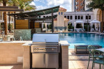 Stylish private cabanas, Spacious 9' ceilings, 2/BD 2/BA