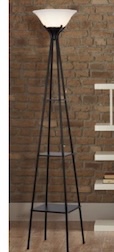 New!  Metal Etagere Floor Lamps!  Layaway Available!