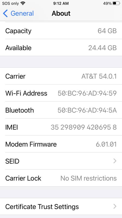 iPhone 8, 64GB, unlocked