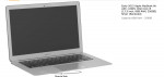 MacBook Air laptop computer + 300 GB external hard drive