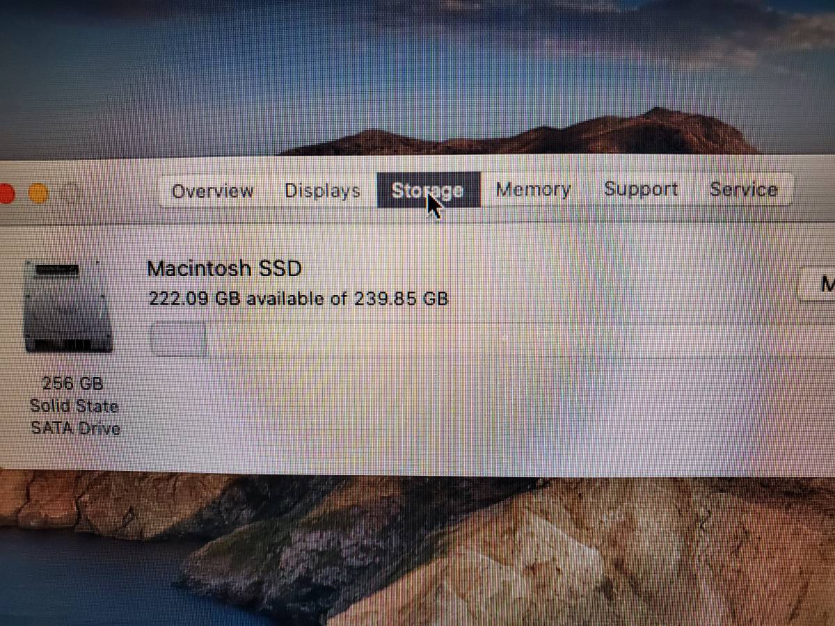 Macbook Pro 2012 **CATALINA **SSD