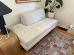 Room and Board 63” Reese Right Back Sofa/Chaise/Settee in Declan Ivory