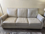 Sofa Couch and Loveseat Like NEW Genuine Thick Leather
