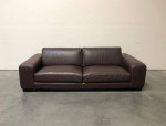 Italian Leather Sofa Brown