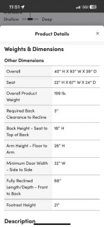 Ashley Reclining sofa (2 months old)