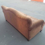 Vintage brown sofa couch