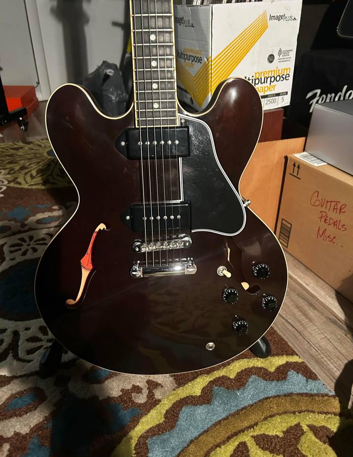 2011 Gibson Custom Shop ES335 P90 Guitar