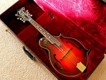 Gibson Mandolin Custom F5 Korina Fern Pomegranate Burst