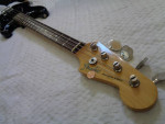 1980's Fender E Series 32" Medium Scale MIJ P-Bass Guitar Black