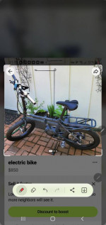 E bike - 2 available (Red/Charcoal)