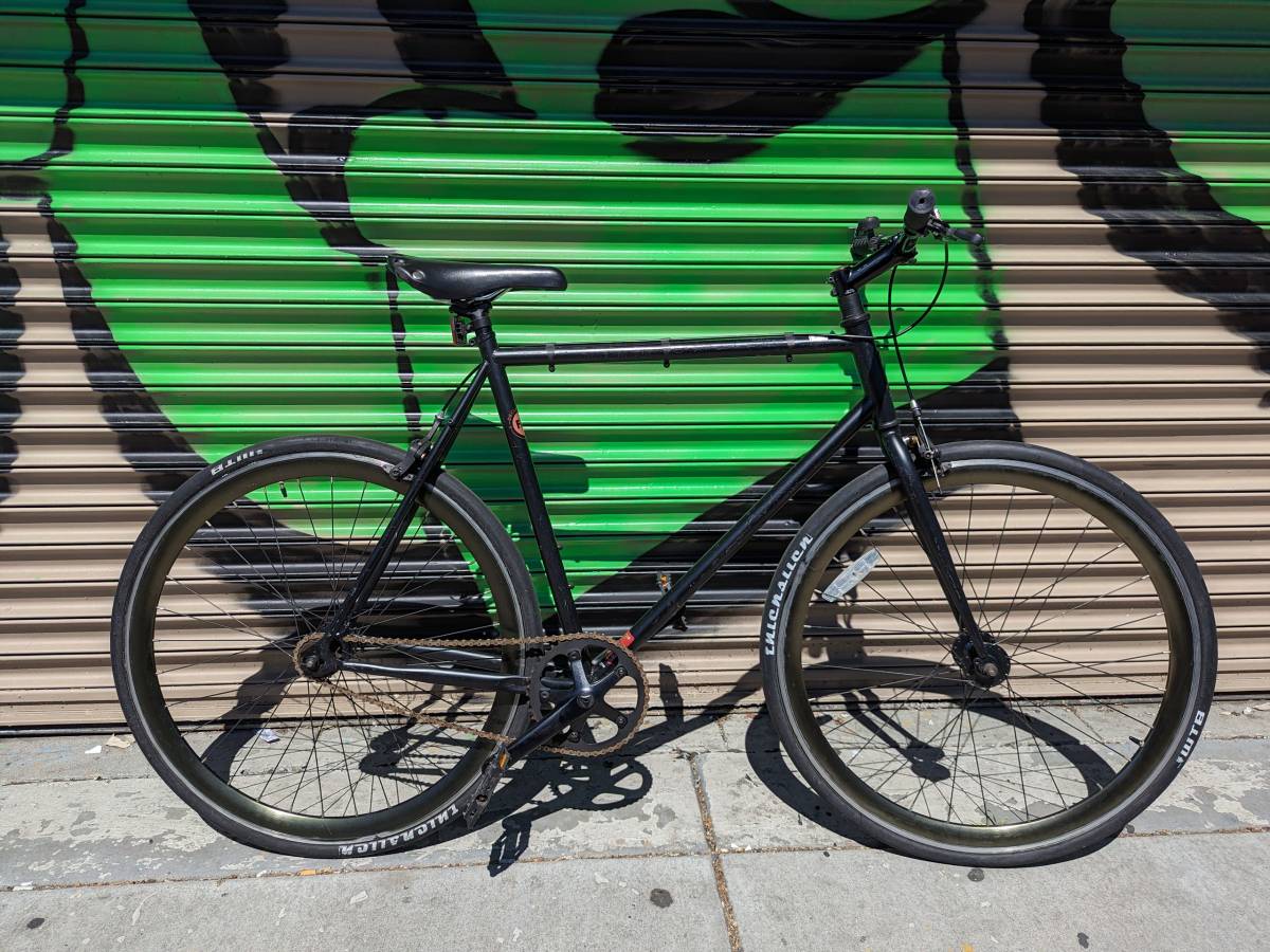 Fuji Declaration fixie bike, 58cm (large), flip/flop, WTB Thickslick