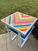Decorative End Table - with shelf