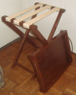 Tray Top Cross Legs Folding Table