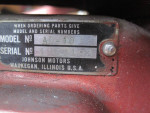 1957 Johnson 7.5 Outboard Motor