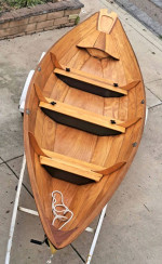 Hand Built Wooden Dory 17ft. Row Boat