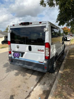 White Promaster 1500 van with 234,000 miles, offers transmission repair potential, selling as is for $6,500.