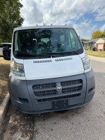 Front view of a Promaster 1500 diesel van for sale, needs transmission work, priced at $6500.
