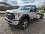 2018 Ford F-550 Super Duty hook lift truck for sale, 88,000 miles, white, 4WD Turbo Diesel