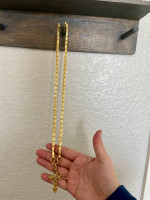 6 baht chain 23k gold
