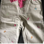 NEW Girl GYMBOREE Crazy 8 size 5 5-6 top clamdigger shorts pink Small