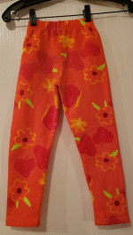 Girl’s Marese 2-pc (France) Pants/Top Floral Red/Orange/Yellow – Sz 6