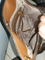 Michael Kors Brown Signature Coated Canvas Tote Bag