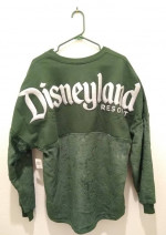 DISNEYLAND Resort Green Holiday Spirit Jersey MICKEY MOUSE Large