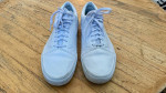 Vans Old Skool Canvas Shoe - white - mens size 12