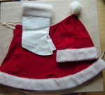 Woman's Santa adult Suit/Costume in Orignal Box, Christmas
