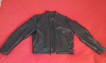 Leather Bike Jacket, Size 42