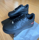 Size 6.5 - Nike Air Force 1 Low x Supreme Box Logo - Black