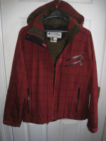 Columbia Sportswear Titanium Tech Women’s Large Red w/ Black Jacket
