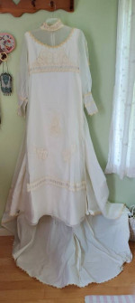 Vintage 1974 Wedding Dress