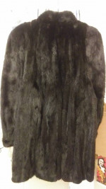 Black mink stroller -- Size 16-18