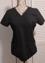 BLACK SCRUB BY HEALING HANDS AND SCRUBS STARS