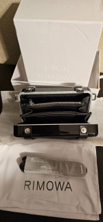 RIMOWA×Dior Personal Body Clutch Bag Black Dupe