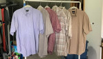 Women’s ladies shirts tops blouses lot size medium Mens sz L Polo
