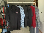 Women’s ladies shirts tops blouses lot size medium Mens sz L Polo