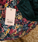 Pretty Rayon top, Denim Skort & Wacoal Lace Bra