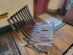 Barcelona Chair - Vintage MCM Mid Century Lounge Chair