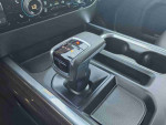 Interior view of gear shifter in 2022 Chevrolet Silverado 1500 Limited Custom Trail Boss with 4WD.