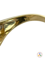 14K Yellow Gold Cluster Lady's Diamond Ring 2.05 TCW Size 7 9.3 Grams