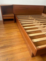 Vintage Jesper (Denmark) MCM Teak Queen Bed