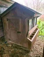 CHICKEN COOP AND HENS FOR SALE