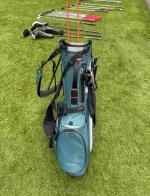 Full Titleist golf set with stand bag