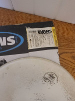 5 Vintage Evans Drum Heads