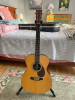 2017 Martin Custom Shop OM-21; Adirondack and east Indian rosewood.